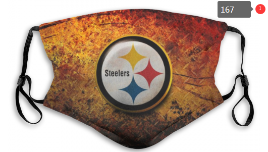 NFL Pittsburgh Steelers #3 Dust mask with filter->nfl dust mask->Sports Accessory